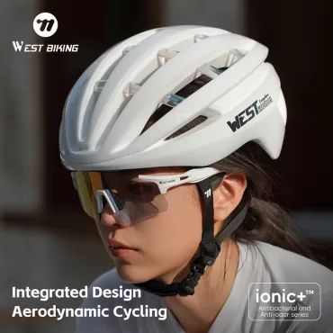 WEST BIKING Integrated Skeleton 26 Vents Lightweight Colorful Aero-ventilation Cycling Helmet for Bike