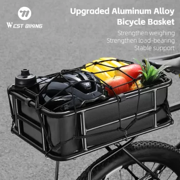 WEST BIKING Bike Rear Rack with Basket