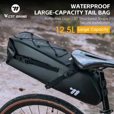 WEST BIKING 12L Bike Rear Saddle Bag