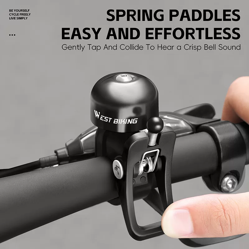 WEST BIKING Aluminum Alloy Bike Bell - Image 2