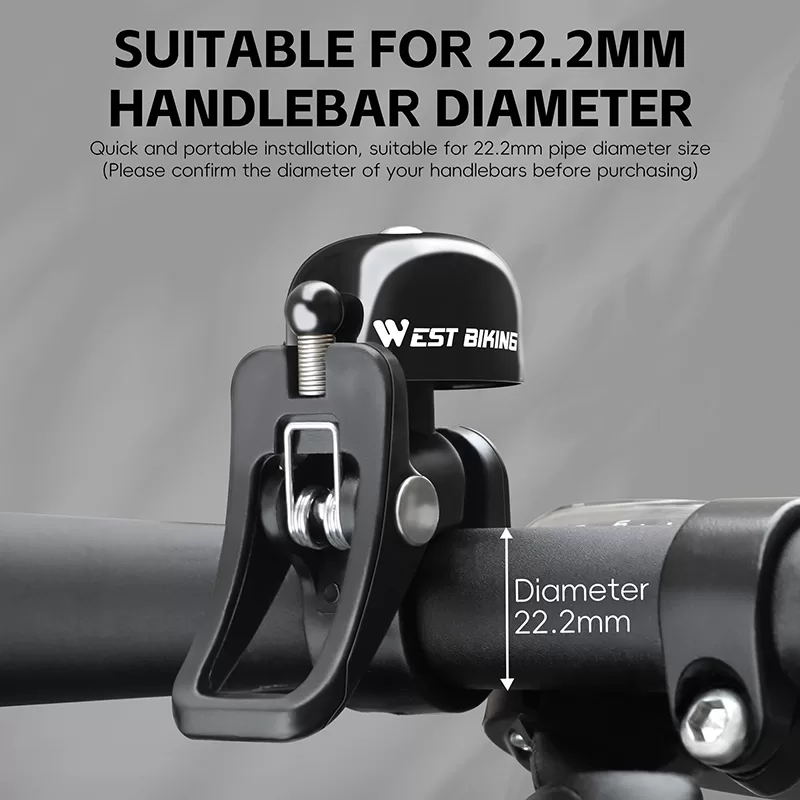 WEST BIKING Aluminum Alloy Bike Bell - Image 5