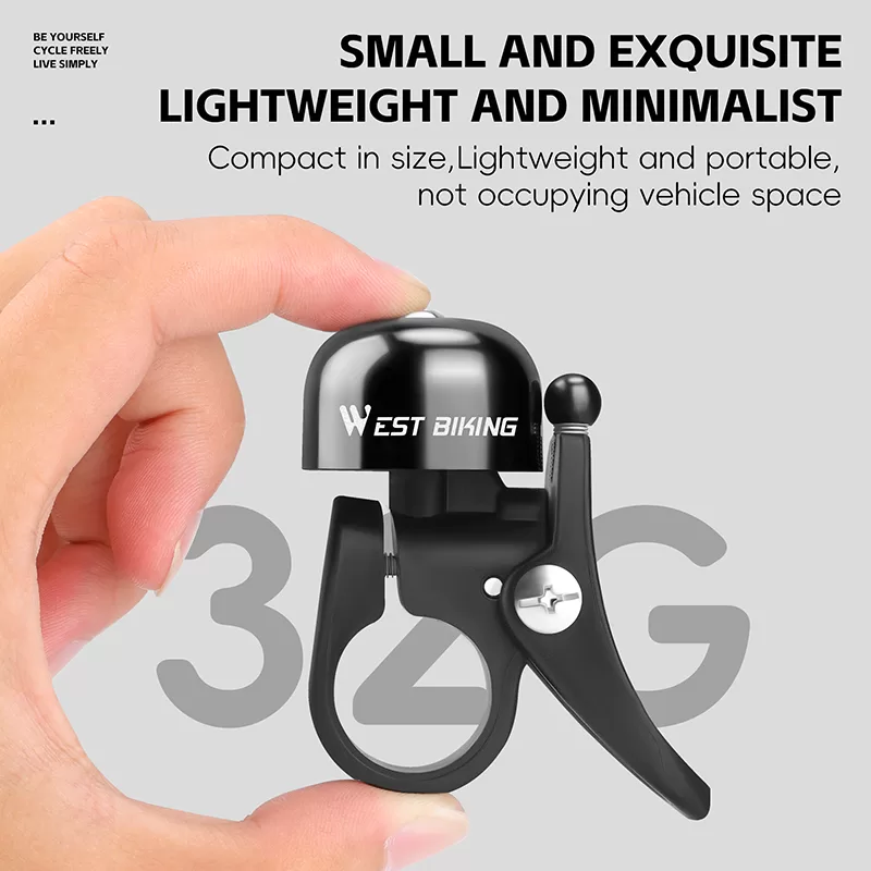 WEST BIKING Aluminum Alloy Bike Bell - Image 6